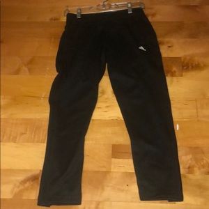 black adidas sweatpants